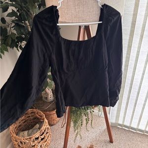Old Navy black blouse
